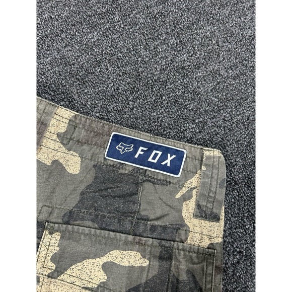 New Fox Racing Camo Cargo Shorts Men's 31 Twill Cotton 11" Inseam Outdoors - Picture 8 of 10